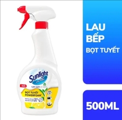 SUNLIGHT Lau Bếp Bọt Tuyết Powerfoam 500ml/12 chai