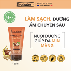 Tẩy tế bào chết toàn thân thiên nhiên thuần chay Evoluderm chiết xuất Argan 150g