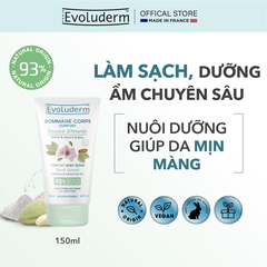 Tẩy tế bào chết toàn thân thiên nhiên thuần chay Evoluderm chiết xuất hạnh nhân 150g