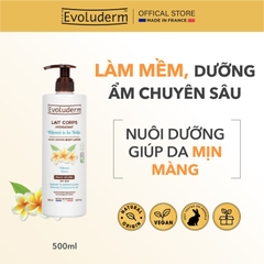 Sữa dưỡng thể thiên nhiên thuần chay Evoluderm tinh chất Hoa sứ 500ml