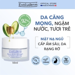 Kem mặt nạ ngủ thiên nhiên thuần chay Evoluderm dưỡng da căng mọng 50ml