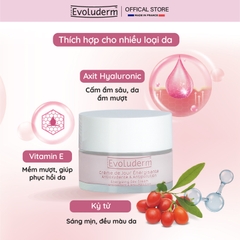 Kem dưỡng ban ngày thiên nhiên thuần chay Evoluderm trắng sáng mịn da Evoluderm 50ml