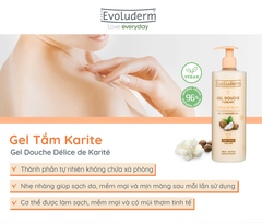 Sữa dưỡng thể thiên nhiên thuần chay Evoluderm tinh chất Bơ hạt mỡ 500ml