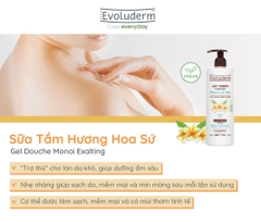 Sữa dưỡng thể thiên nhiên thuần chay Evoluderm tinh chất Hoa sứ 500ml