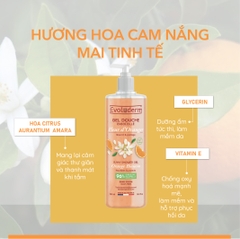 Gel tắm thiên nhiên thuần chay Evoluderm tinh chất Hoa Blossom 500ml