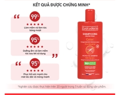 Dầu gội thiên nhiên không Silicon Evoluderm bổ sung Keratin dành cho tóc uốn nhuộm 400ml