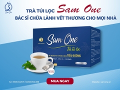Trà Sâm Ngọc Linh túi lọc hỗ trợ điều trị tiểu đường SAM ONE - hộp 48g 24 gói