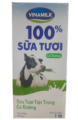 Sữa tươi tiệt trùng có đường - 1 lít