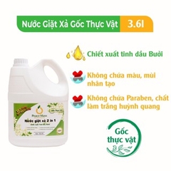 Nước Giặt Xả Tinh Dầu Bưởi Peace Mass 2in1 3.6 lít