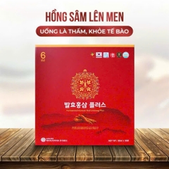 Thực phẩm bổ sung: Nước hồng sâm lên men Hàn Quốc - Fermented Korean Red Ginseng Plus, 50ml/gói, 30 gói/hộp