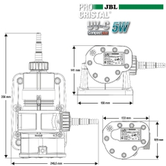 Đèn UV-C - JBL ProCristal UV-C 5W