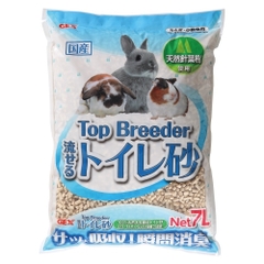 Gex Breeder Flushable Toilet Sand - Viên nén hút ẩm vệ sinh cho thú nhỏ 7 liter