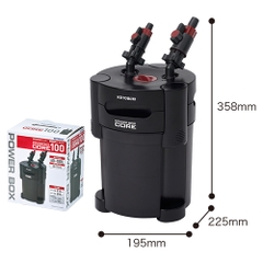 Lọc thùng hồ cá cảnh - Kotobuki Power Box Core 100 Filter ( 8W - 610 l/h )