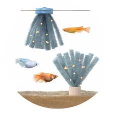 Giá thể cho cá Medaka đẻ trứng - Gex Killifish Spawning Floor Sinking+Float type