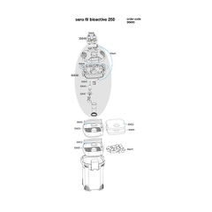 Lọc Thùng hồ cá cảnh 250 ( 22W- 750 l/h  ) - Sera Fil Bioactive 250