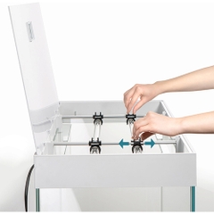 Bộ hồ cá cảnh cao cấp - Aquarium OPTI Set 200 White 2.0 ( 101 x 41 x 56cm )