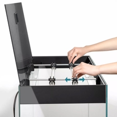 Bộ hồ cá cảnh cao cấp - Aquael Glossy Set 80 ( 80x35x55cm) with 2x16 LED