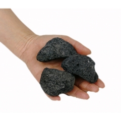Nham thạch trang trí chứa vi sinh - Gex Lava Stone with Bacteria Black ( 3 small )