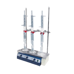 BỘ CHIẾT SOXHLET 3 VỊ TRÍ, BÌNH CẦU ĐÁY TRÒN 500ML, 450 ĐỘ C - DAIHAN