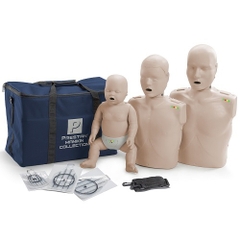 BỘ MÔ HÌNH ĐÀO TẠO CPR NGƯỜI LỚN, TRẺ EM VÀ TRẺ SƠ SINH CÓ ĐÈN BÁO PRESTAN - MỸ