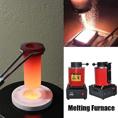 LÒ NẤU CHẢY KIM LOAI VÀNG , BẠC , ĐỒNG , NHÔM, CHÌ, KẼM (1KG và 3KG) BẰNG ĐIỆN 220V 1100℃