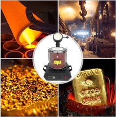 LÒ NUNG CHẢY VÀNG, BẠC, ĐỒNG, NHÔM MINI 1KG/2KG/3KG MAXPOWER MF03