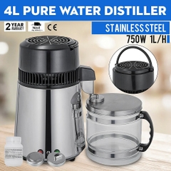 MÁY CHƯNG CẤT NƯỚC ĐỂ BÀN 1 LÍT/GIỜ HH-SC-3-SILVER