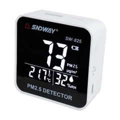 MÁY ĐO CHẤT LƯỢNG KHÔNG KHÍ SNDWAY SW-825 PM2.5 (NHIỆT ĐỘ, ĐỘ ẨM, BỤI MỊN)