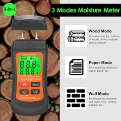 MÁY ĐO ĐỘ ẨM GỖ, GIẤY, CARTON, VẬT LIỆU XÂY DỰNG MT02