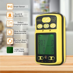 MÁY ĐO KHÍ O2-CO-H2S-LEL ST8990 SMARTSENSOR