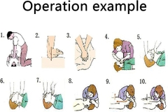 MÔ HÌNH HỒI SỨC TIM PHỔI BÁN THÂN CÓ HỘP ĐIỀU KHIỂN KHÔNG CÓ MÁY IN CPR