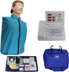 MÔ HÌNH HỒI SỨC TIM PHỔI BÁN THÂN CÓ HỘP ĐIỀU KHIỂN KHÔNG CÓ MÁY IN CPR