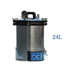 NỒI HẤP TIỆT TRÙNG HƠI NƯỚC BẰNG THÉP KHÔNG GỈ 24L YX-24LDJ JIBIMED