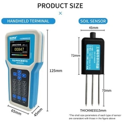 MÁY ĐO NPK, PH, EC, ĐỘ ẨM, NHIỆT ĐỘ TRONG ĐẤT CẦM TAY