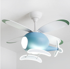 ĐÈN QUẠT TRẦN MÁY BAY TRANG TRÍ PHÒNG NGỦ CHO BÉ QT266