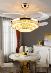 ĐÈN QUẠT TRẦN PHA LÊ PHONG CÁCH BẮC ÂU QT265