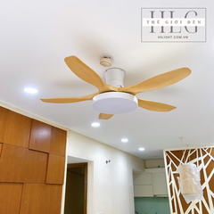 Quạt Trần Đèn Dành Cho Nhà Thấp QT238
