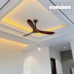 Quạt Trần 3 Cánh Gỗ Tự Nhiên QT202