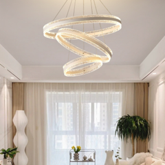 ĐÈN THẢ PHA LÊ HÌNH TRÒN PHONG CÁCH HIỆN ĐẠI DT229