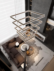 ĐÈN THẢ HÌNH VUÔNG THIẾT KẾ ĐƠN GIẢN MANG PHONG CÁCH ĐẠI DT260