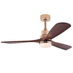 Đèn Quạt Trần 3 Cánh Gỗ Phong Cách Âu Mỹ QT103