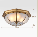 ĐÈN ỐP TRẦN TRANG TRÍ THEO PHONG CÁCH MỸ DO250