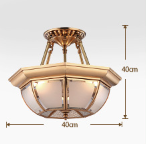 ĐÈN ỐP TRẦN TRANG TRÍ THEO PHONG CÁCH MỸ DO250