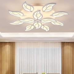 Đèn Mâm Ốp Trần Hình Lá Phong Cách Bắc Âu DO216F