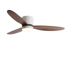 Quạt Trần Đèn 3 Cánh Gỗ Thân Ngắn QT085
