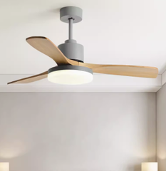 ĐÈN QUẠT TRẦN CÁNH GỖ PHONG CÁCH HIỆN ĐẠI  QT247