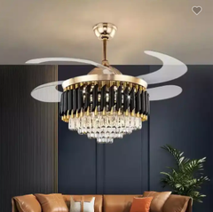 QUẠT ĐÈN CHÙM PHONG CÁCH HIỆN ĐẠI QT251