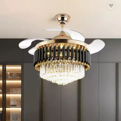 QUẠT ĐÈN CHÙM PHONG CÁCH HIỆN ĐẠI QT251