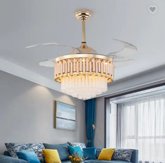 QUẠT ĐÈN CÁNH CỤP PHONG CÁCH HIỆN ĐẠI QT252