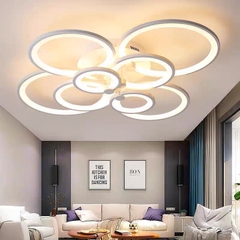 Đèn Ốp Trần Mâm Mica Hình Tròn DO213